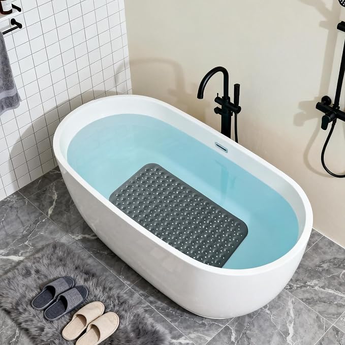 Anti-Slip Bathtub Shower mat, 27.5×14.5（Approximately 70×37cm） inch Soft - Image 4
