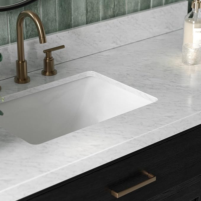 ARIEL Hepburn 61 Inch Single Rectangle Sink Bathroom Vanity - Image 3