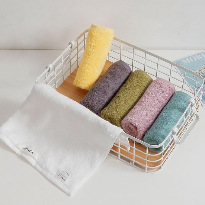 SEMAXE 100% Cotton Washcloths for Bathroom - Image 9