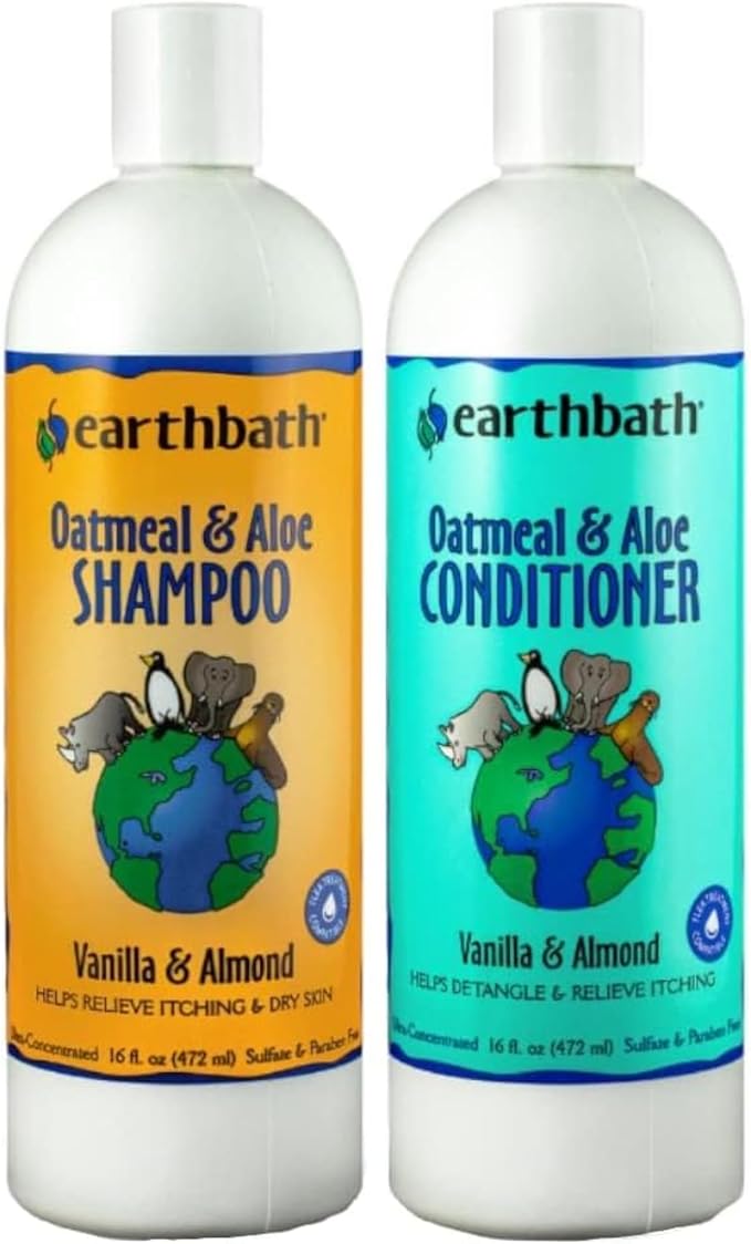 earthbath, Oatmeal & Aloe Dog Shampoo and Conditioner by earthbath