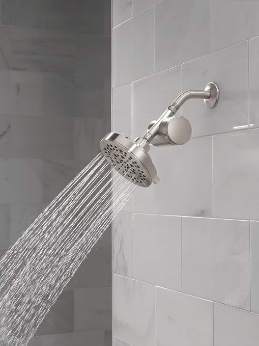 Delta Faucet 5-Setting Shower Head Brushed Nickel - Image 8