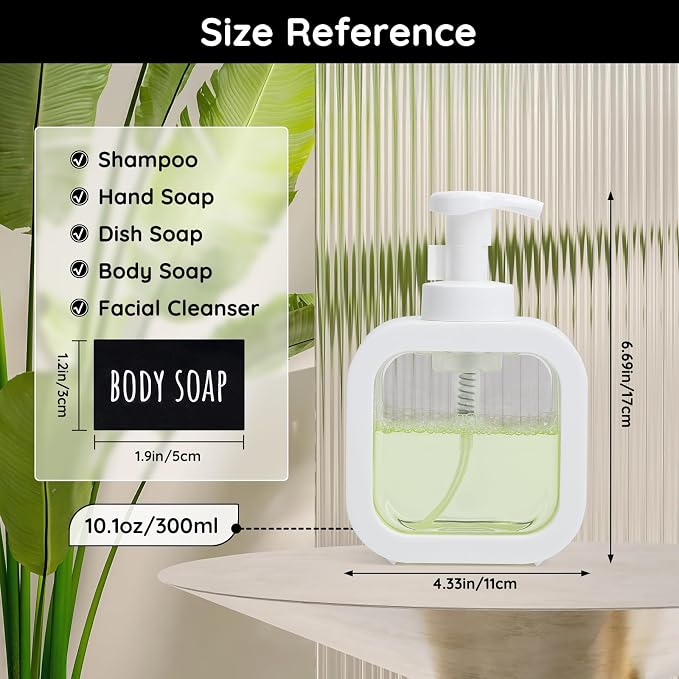 Segbeauty 10.1oz Foam Hand Soap Dispenser - Image 4
