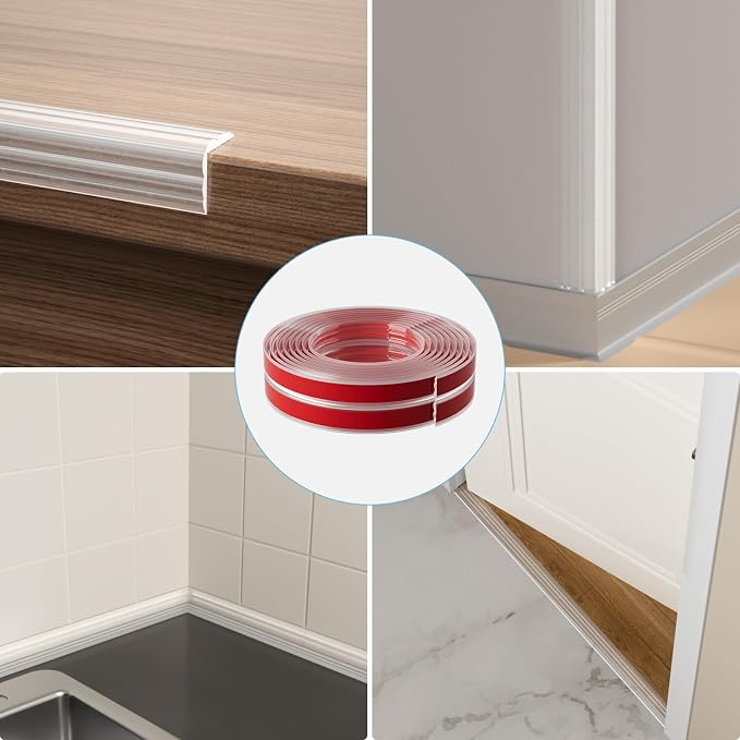 10FT Flexible Wall Corner Protector Moulding Trim, Peel and Stick Inside & - Image 7