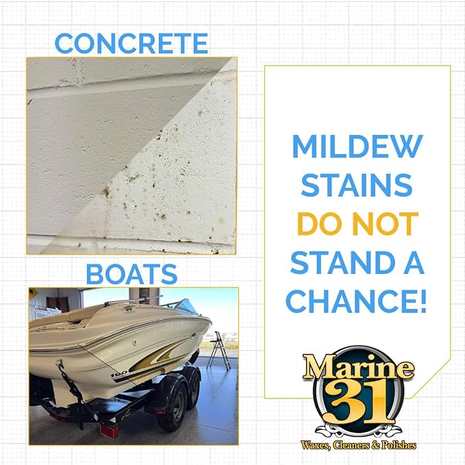 Marine 31 Mildew Stain Remover & Cleaner | Multi-Surface Cleaner - Image 7