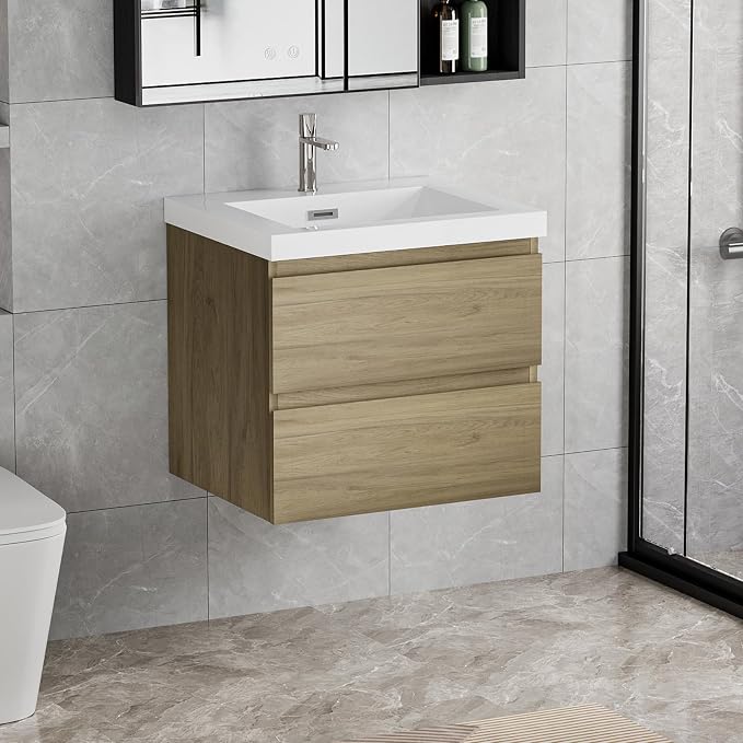 Floating Vanity Bathroom, 30 Inch Bathroom Vanity by VUMALL