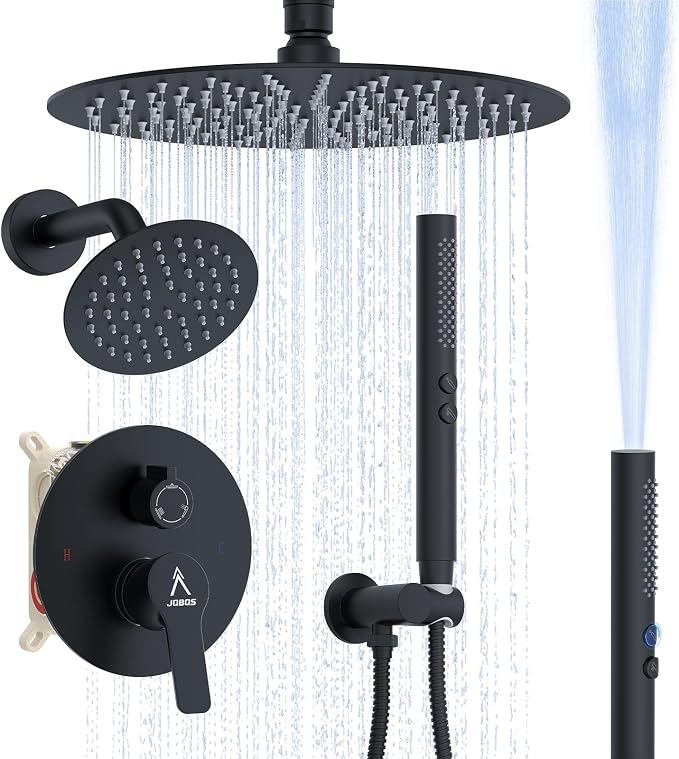 Shower System Shower Faucet Set Rainfall Shower Set by JQBQS