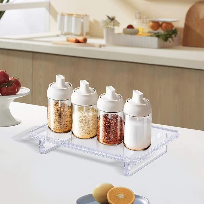 2 Pack Acrylic Soap Dish Tray 9"×5.9"×1.5" – Clear Waterproof Counter-top - Image 7