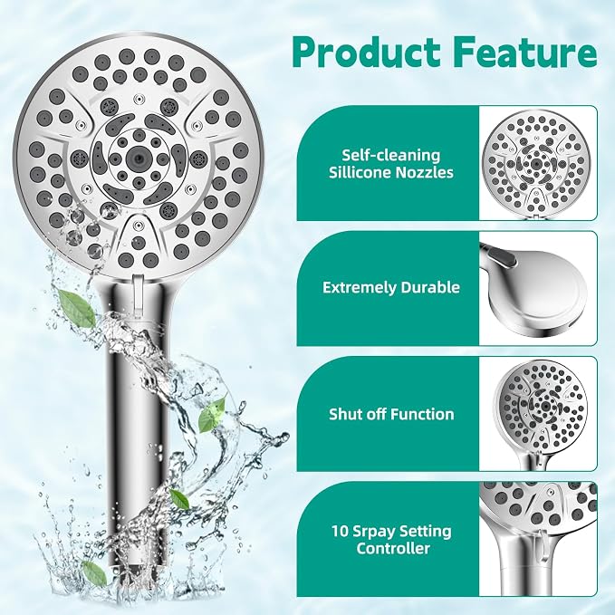 Hibbent Filtered Shower Head - Image 5