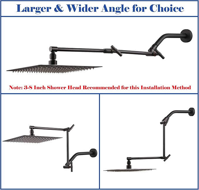 Oil Rubbed Bronze Shower Arm Extension - Image 5