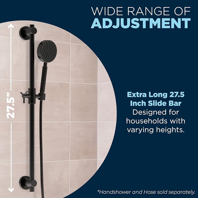 HammerHead Showers Solid Metal 27.5-Inch Shower Slide Bar - Image 7