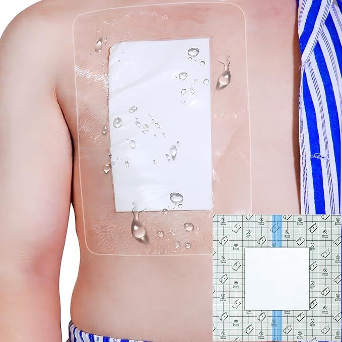 25 Pcs Waterproof Dialysis Catheter Shower Cover by Unknown