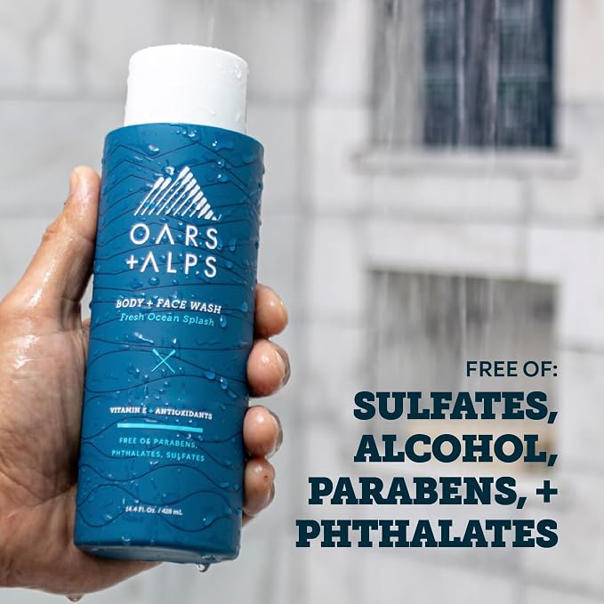 Oars + Alps Body Wash for Men, Mens Body Wash - Image 5