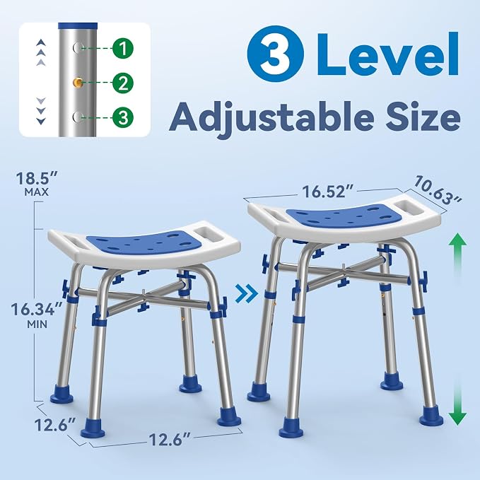 FSA/HSA Eligible Heavy Duty Shower Chair - Image 5