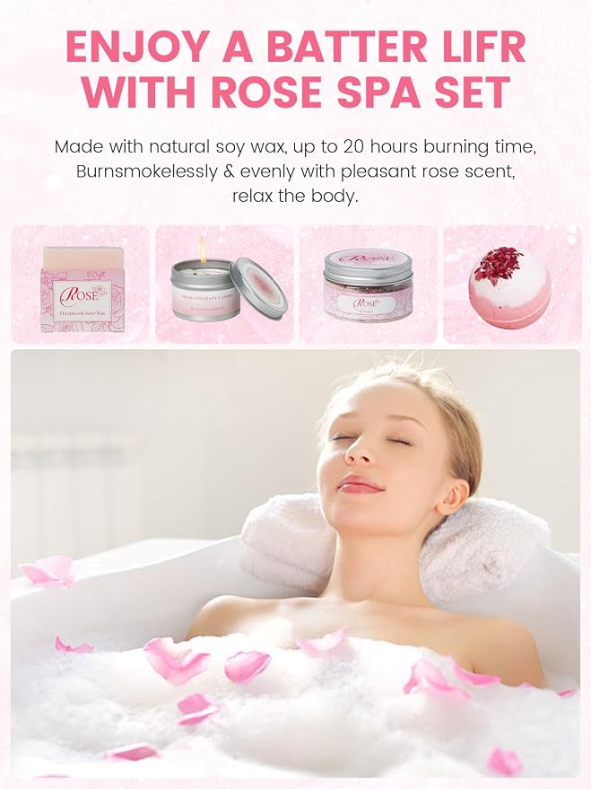 16Pcs Rose Spa Kit - Image 4