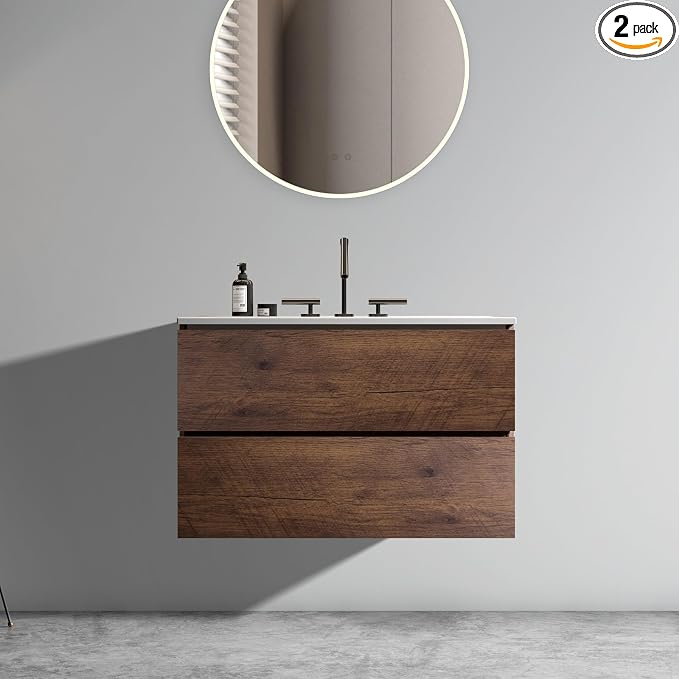 Wall Mounted Floating Bathroom Vanity by BLUHOUZZ