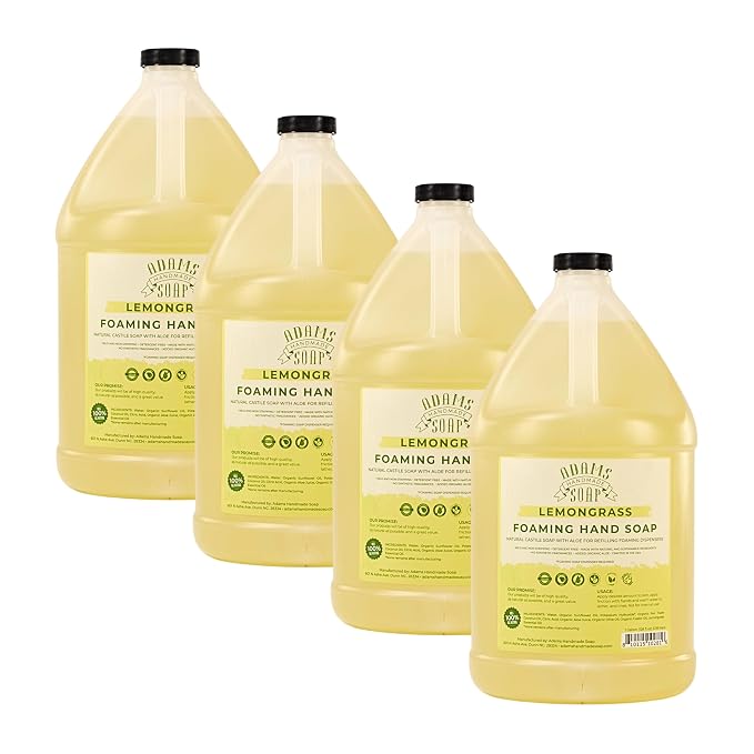 Adams Handmade Soap Liquid Foaming Soap 1 Gal by AdamsHandmadeSoap