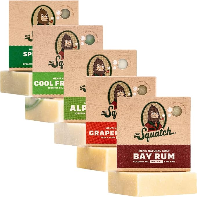 Dr. Squatch Natural Bar Soap for Men by DrSquatch