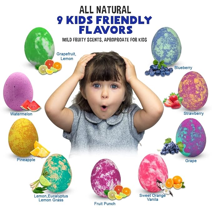 Bath Bombs for Kids with Surprise Toys Inside Plus Dinosaur Puzzle - Image 5