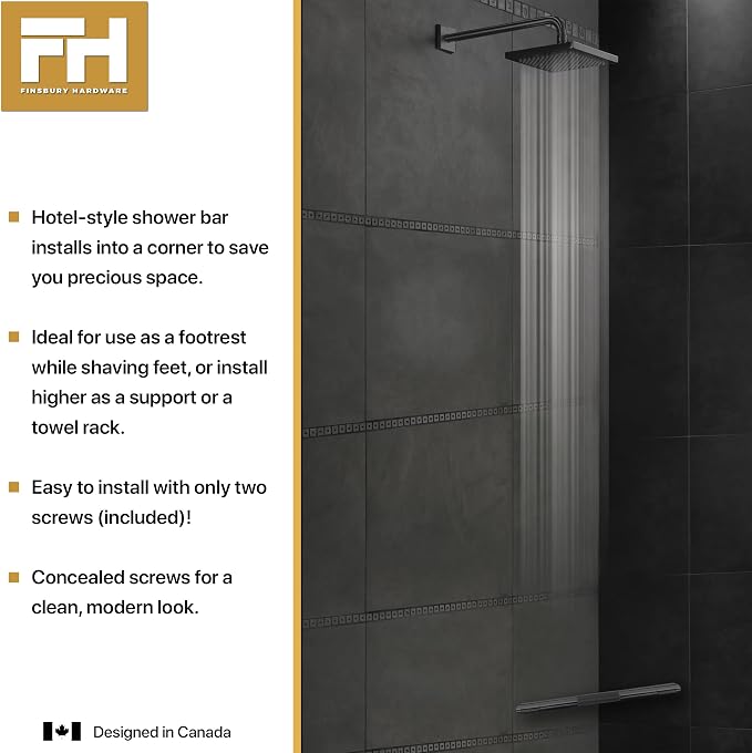 Shower Foot Rest, Corner Shower Bar - Image 5