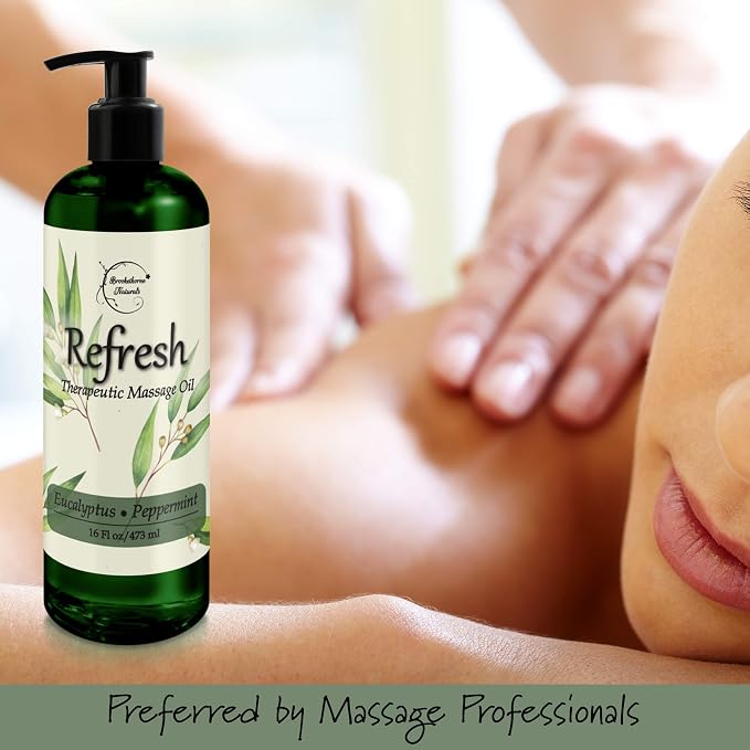 Refresh Massage Oil for Massage Therapy - Image 2