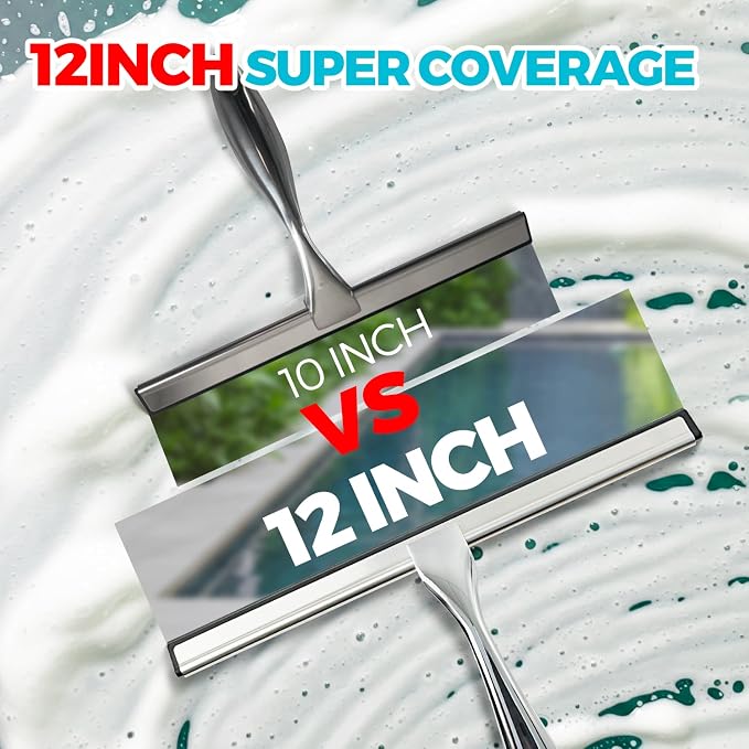 12-Inch All-Purpose Shower Squeegee - Image 2