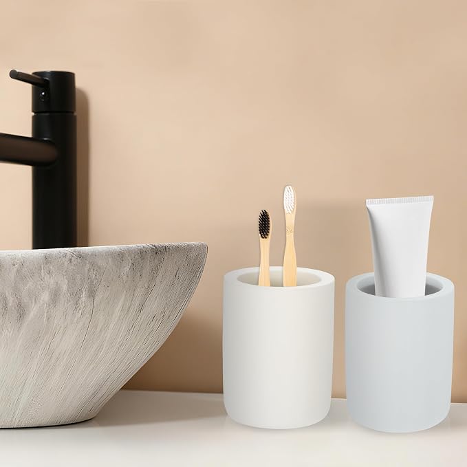 Toothbrush Holder, Diatomite Bathroom Organizer, Toothbrush & Toothpaste Holder - Image 6