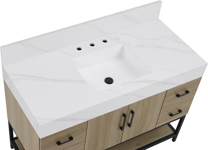 TILE & TOP Utopia 48" Single Bathroom Vanity - Image 7