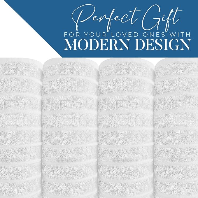DAN RIVER Pack of 2 Bath Sheet 35x70 Inches, Super Soft Quick Dry Ribbed Cotton - Image 6