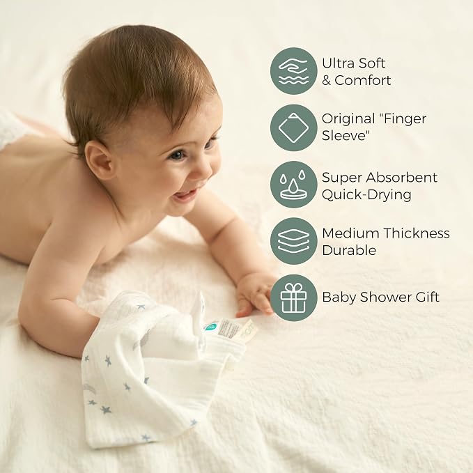 Momcozy Soft & Absorbent Baby Washcloths - Image 2