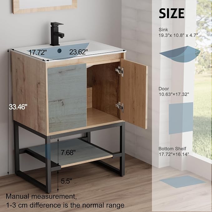 LUCKWIND 24" Bathroom Vanity - Image 2