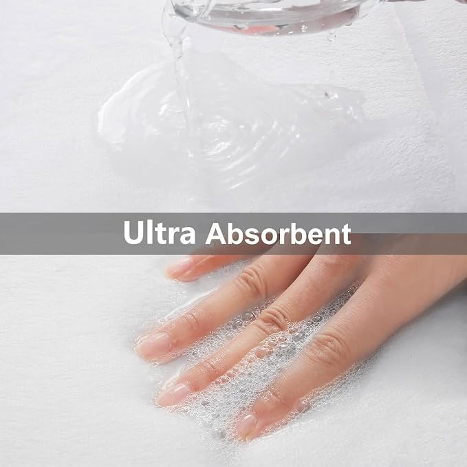 Buganda Memory Foam Bath Mat, Ultra Soft and Non-Slip Bathroom Rugs, Water - Image 4