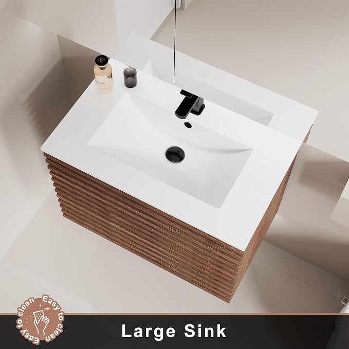 LUCKWIND 30" Floating Bathroom Vanity - Image 5