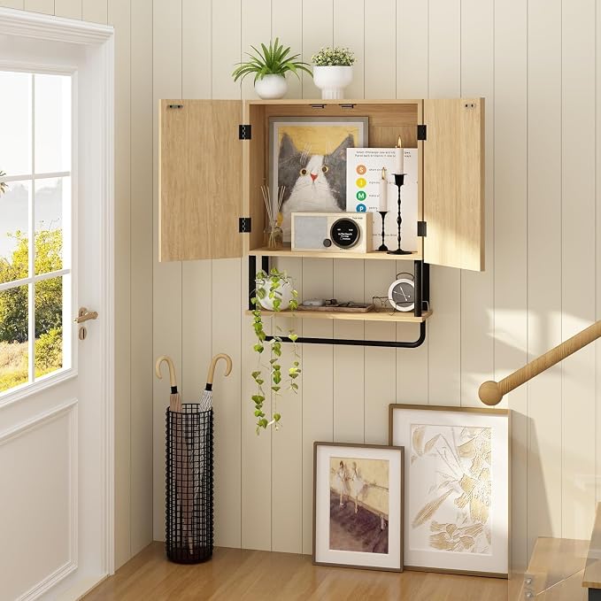 RUSTOWN Fluted Bathroom Wall Cabinet - Image 6