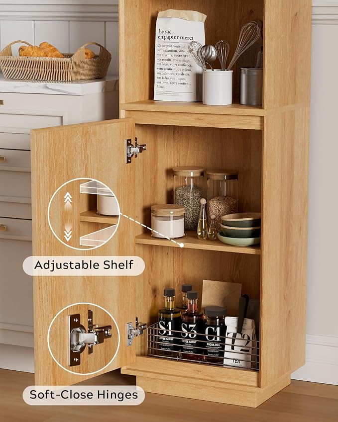 67" Tall Bathroom Cabinets Set of 2 - Image 5