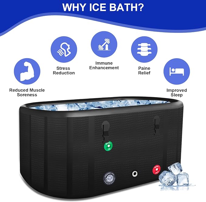 XXL Cold Plunge Tub for Athletes, Compatible - Image 4