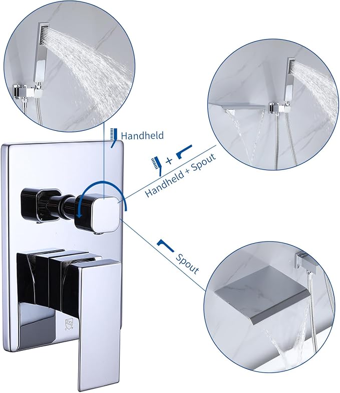 TapLong Wall Mount Bathtub Faucet - Image 3