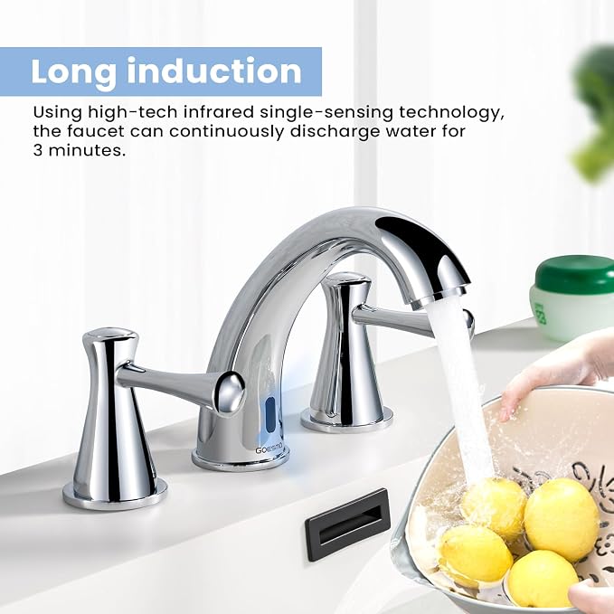 Touchless Bathroom Faucet for 3 Holes - Image 4