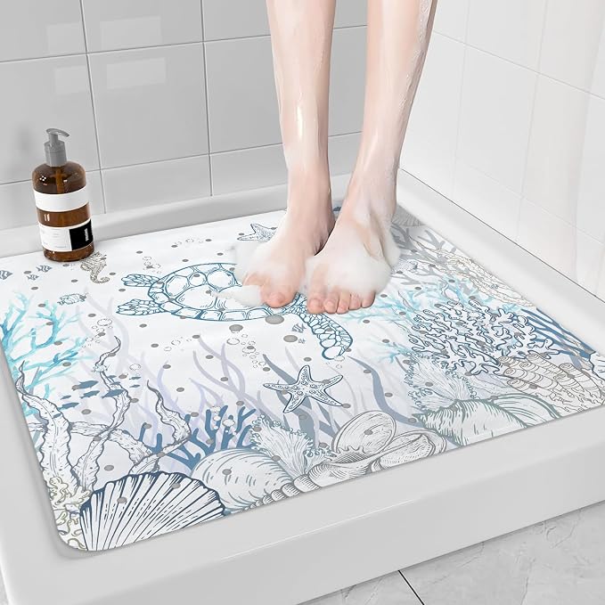 Sea Turtle Square Anti Slip Shower Mats - Image 5