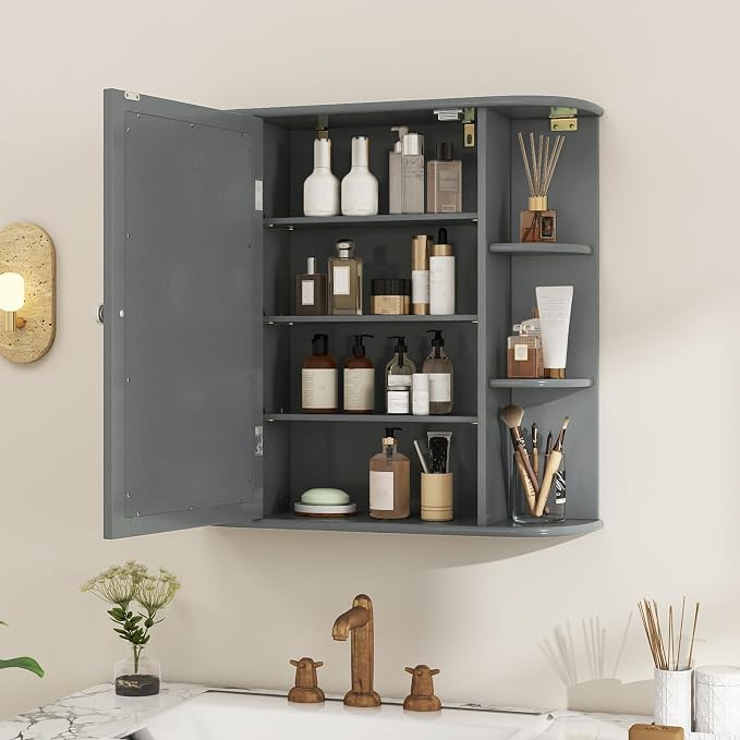 RELAX4LIFE Bathroom Wall Cabinet - Image 7