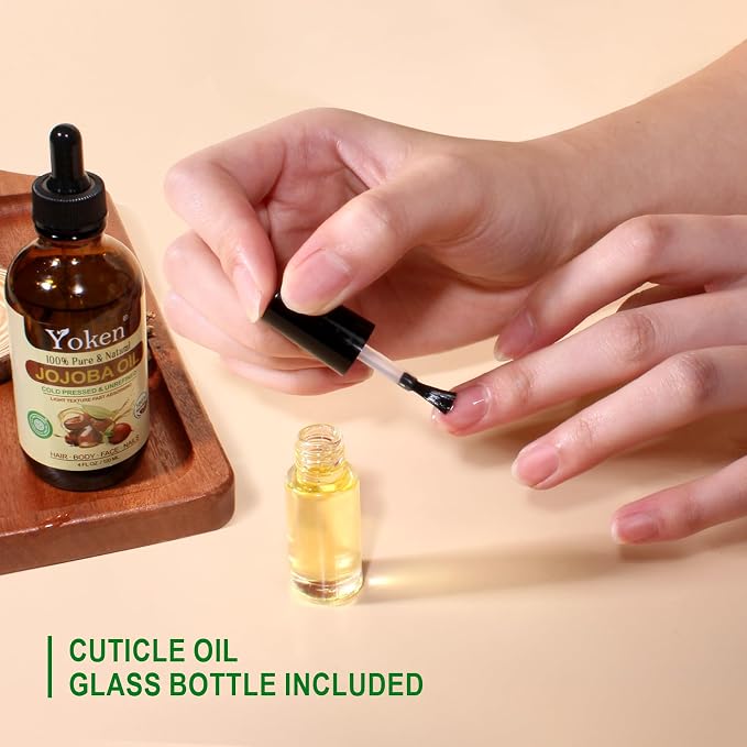 Jojoba Oil 4 fl oz EWG Verified 100% Pure Jojoba Oil Cold Pressed - Image 3