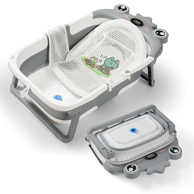Baby Bathtub, Collapsible Baby Bath Tub by TBHAPY