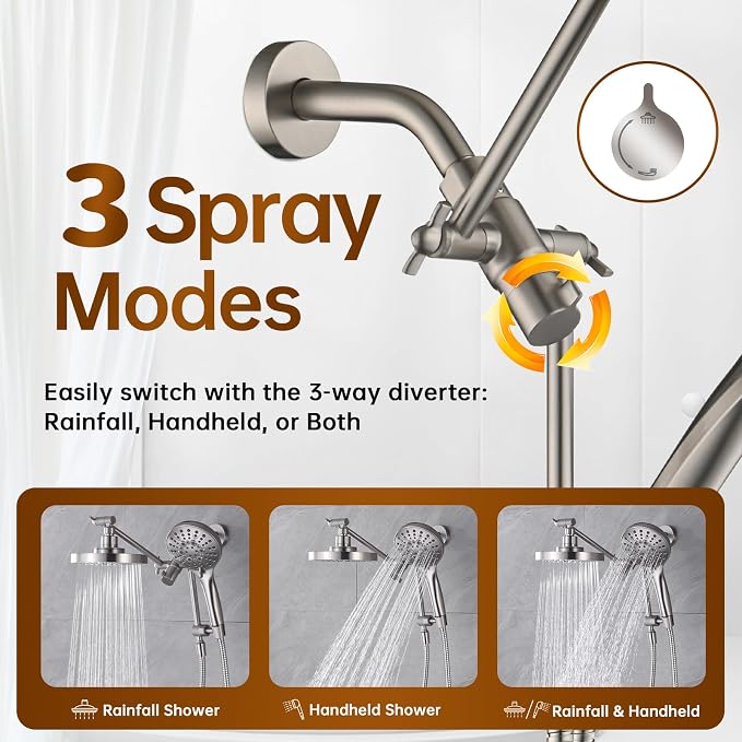 BRIGHT SHOWERS Rain Shower Head - Image 5