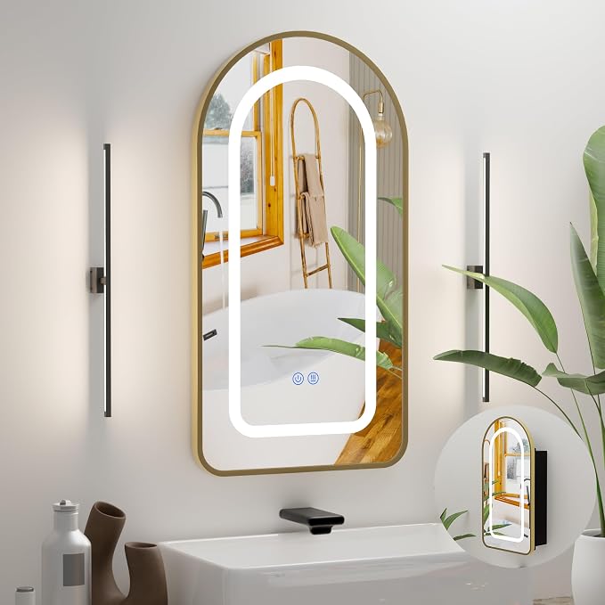 LED Arched Bathroom Medicine Cabinet by REYOXCEL
