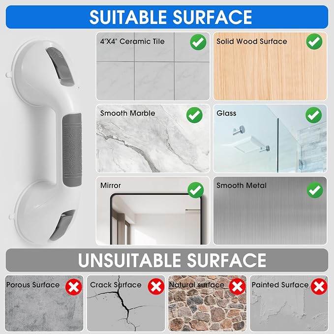 Suction Grab Bar with Safety Indicator - Image 4