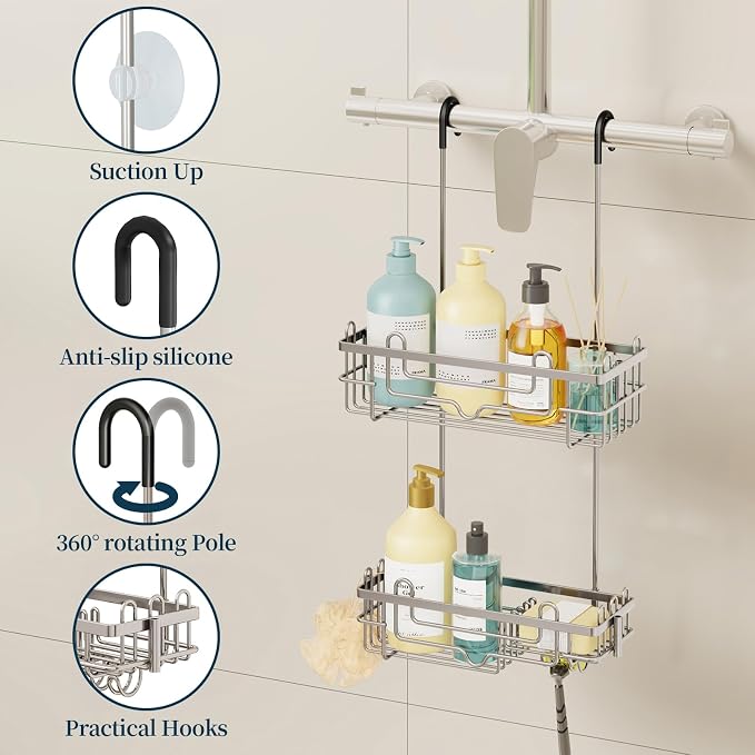 Consumest Over the Door Shower Caddy - Image 5