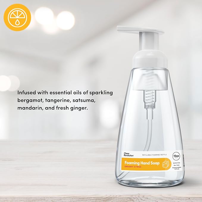 Clean Revolution Foaming Hand Soap, Moisturizing, Ready To Use Formula - Image 2