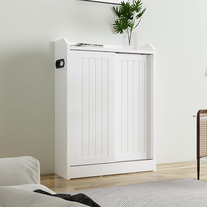 Small Bathroom Cabinet, Bathroom Storage Cabinet - Image 6