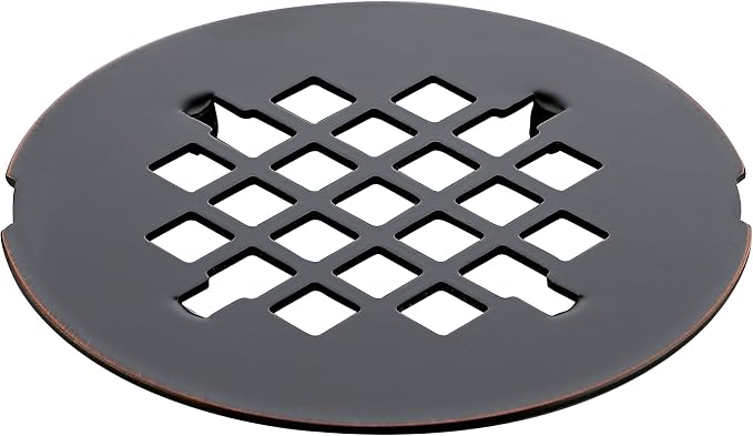 4-1/4 inches Snap-On Round Shower Drain Cover, Stainless Steel by Holge