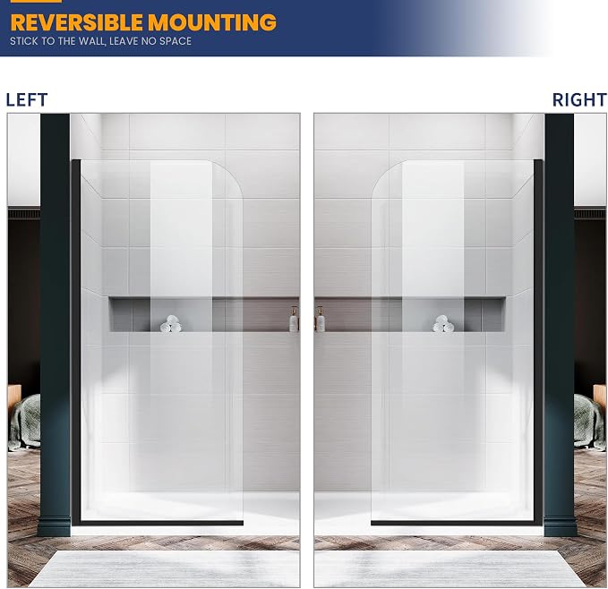 Glass Shower Panel, Simple Shower Door Panel - Image 6