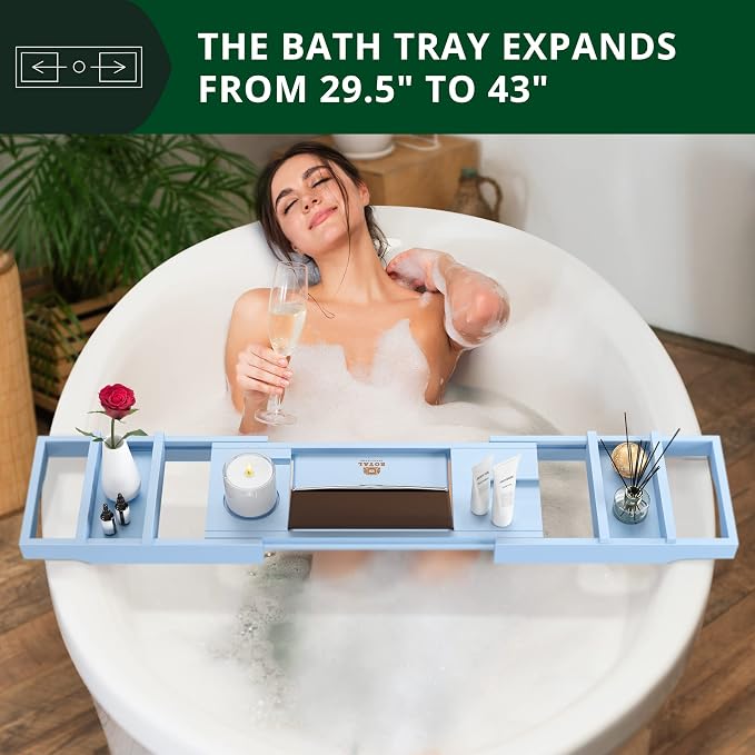 ROYAL CRAFT WOOD Non-Foldable Bathtub Tray - Image 4